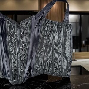 Class Act Uniforms Corset Women‎ 32 Bustier Top Rhinestone Studded Bedroom Sexy